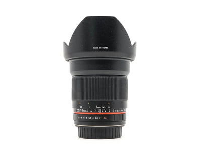 Walimex Pro 16mm f/2 ED AS UMC CS - Montagem Canon EF-S