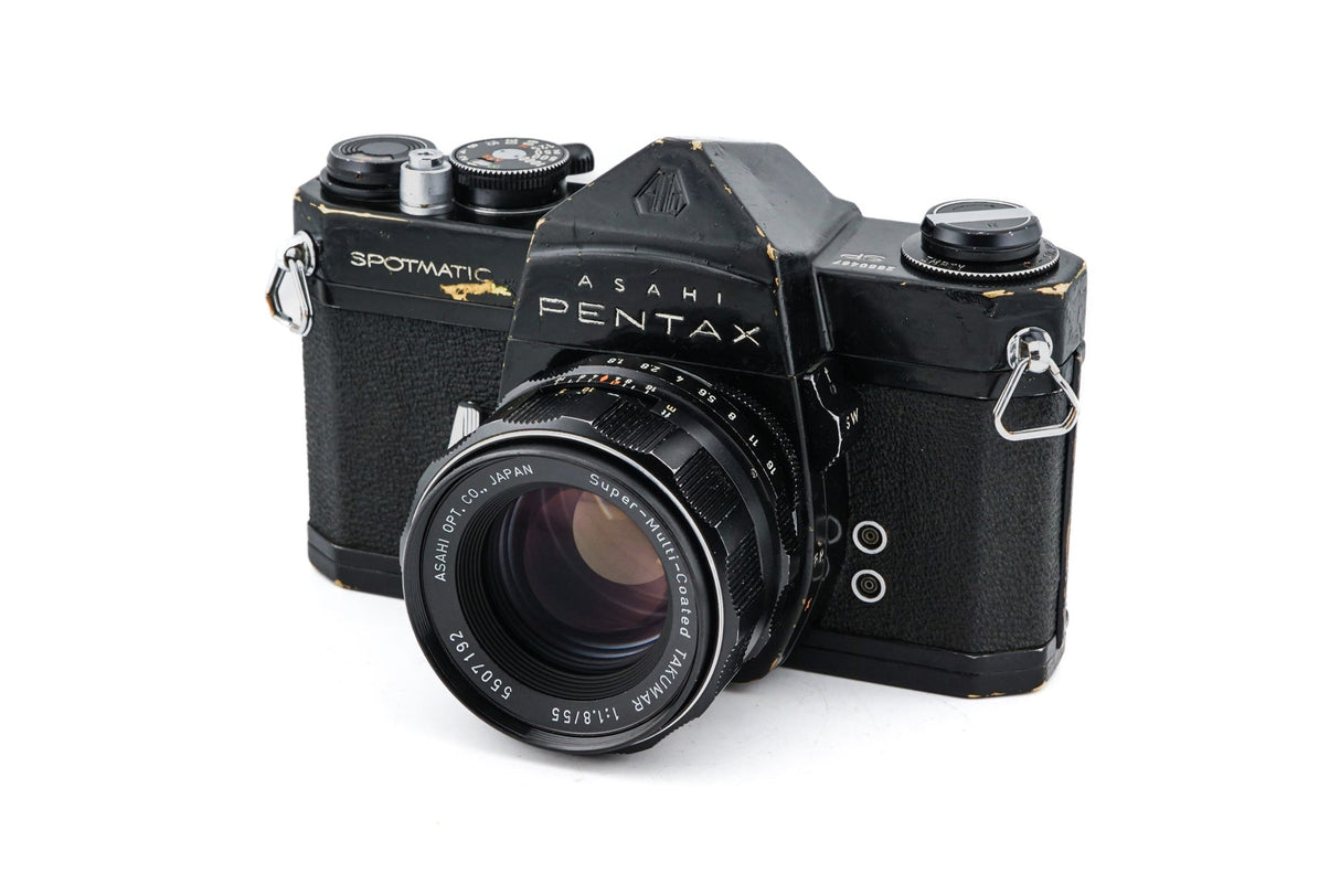 Pentax Spotmatic SP+ 55mm f1.8 Super-Multi-Coated Takumar