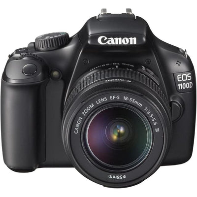 EOS 1100D SLR - Preta + Lente Canon Zoom EF-S 18-55mm f/3.5-5.6 III