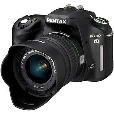 SLR K100D - Preto + Pentax DA 18-55mm f/3.5-5.6 AL f/3.5-5.6
