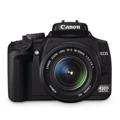 EOS 450D SLR - Preto + Canon EF-S 18-55mm f/3.5-5.6 IS f/3.5-5.6
