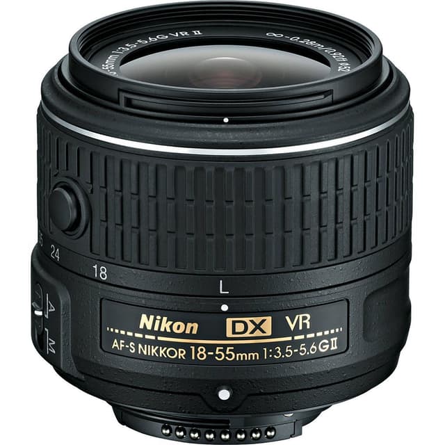 D5000 SLR - Nero + Canon AF-S DX Nikkor 18-55mm f/3.5-5.6G VR II + AF-S DX Nikkor 55-200mm f/4-5.6G ED f/3.5-5.6 + f/4-5.6