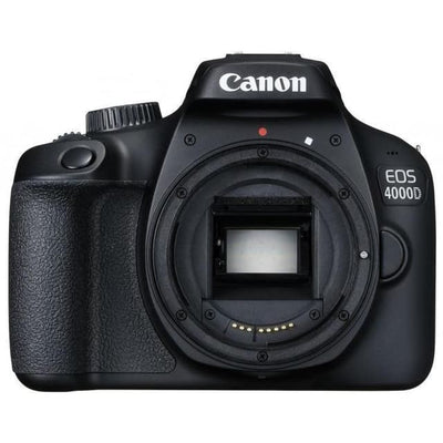 EOS 4000D SLR - Preto + Lente Canon Zoom EF-S 18-55 mm f/3.5-5.6 III + Lente Zoom EF 75-300 mm f/4-5.6 III f/3.5-5.6 + f/4-5.6