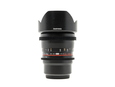 Samyang 10mm T3.1 Cine VDSLR ED AS NCS CS II - Compatível com Micro Four Thirds