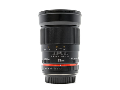 Walimex Pro 35mm f/1.4 AS UMC - Montagem Canon EF
