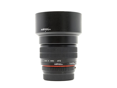 Walimex Pro 85mm f/1.4 AS IF UMC - Montagem Pentax