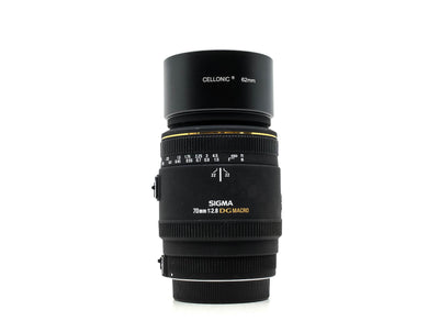 Sigma 70mm f/2.8 EX DG Macro - Montagem Sigma SA