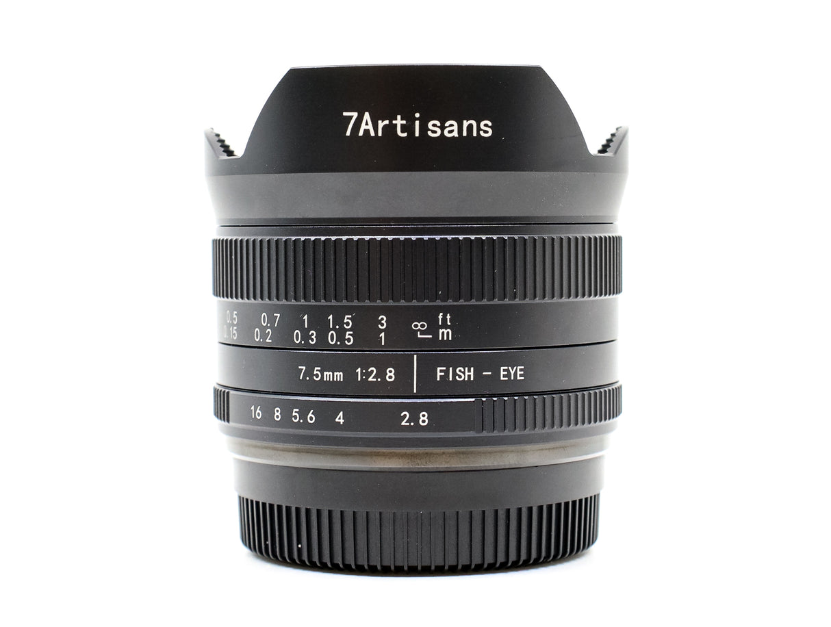 7Artisans 7,5 mm f/2,8 II - Fujifilm X Fit