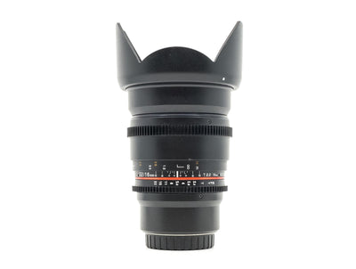 Samyang 16mm T2.2 ED AS UMC CS II - Montagem Micro Four Thirds