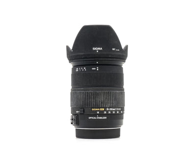 Sigma 18-200mm f/3.5-6.3 DC OS HSM - Montagem Canon EF-S