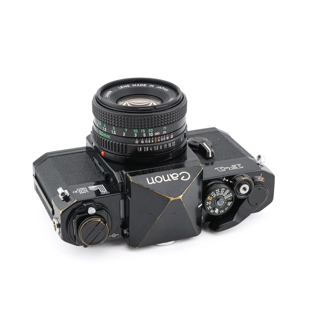 Canon F-1n + 50 mm f1.8 FDn - Fotocamera reflex premium da 35 mm