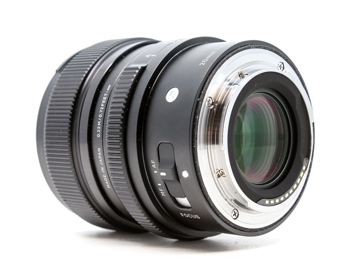 Sigma 20mm f/2 DG DN Contemporary - Compatibile con Sony FE