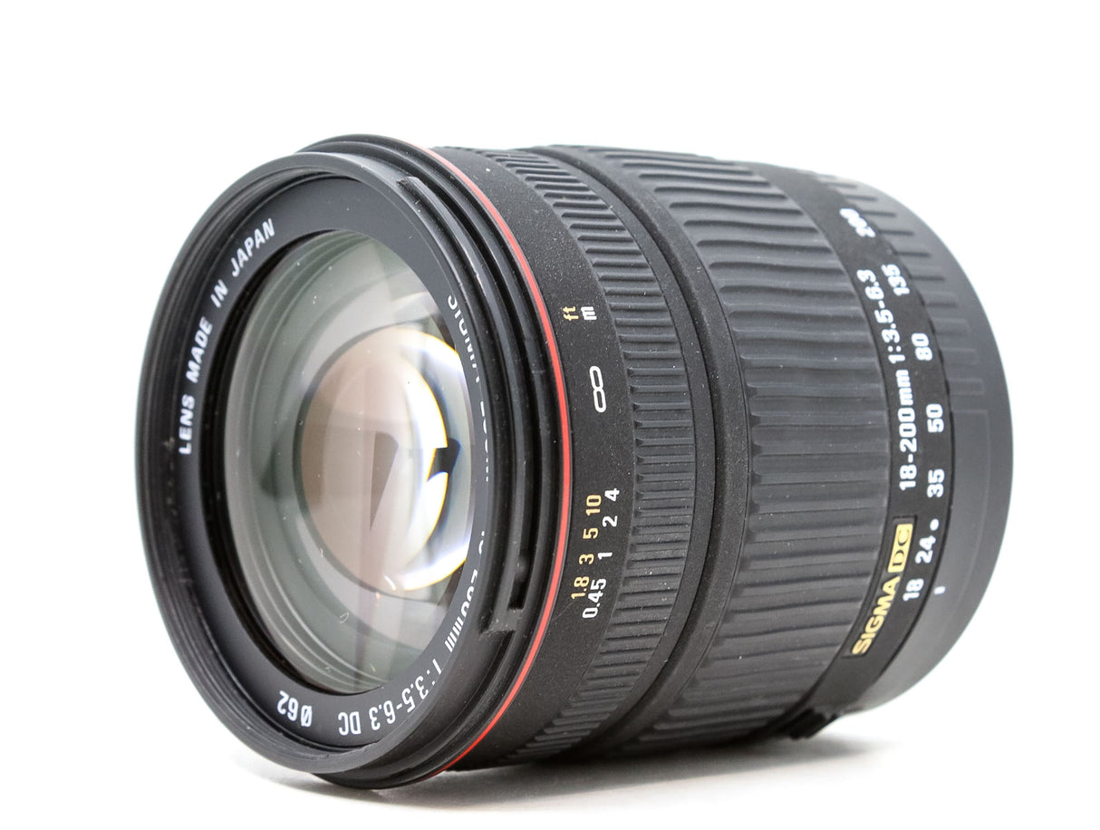 Sigma 18-200mm f/3.5-6.3 DC - Compatibile con Canon EF-S