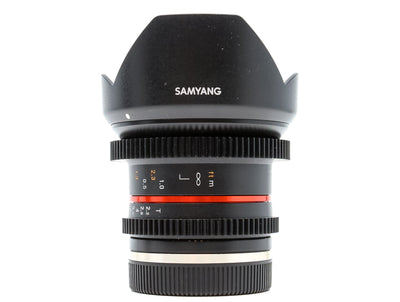 Samyang 12mm T2.2 ED AS UMC CS - Montagem Sony E