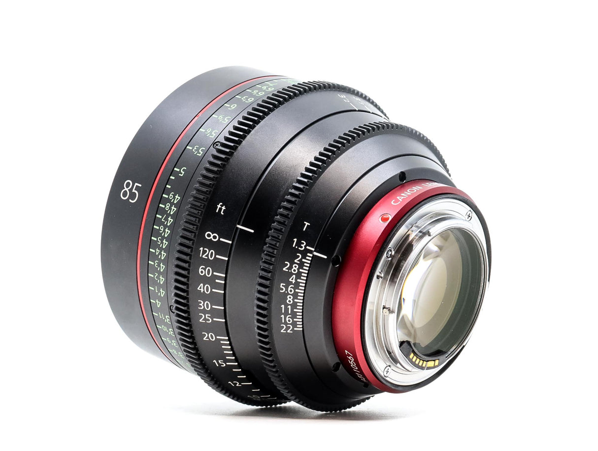 Canon CN-E 85mm T1.3 L - Adattamento EF