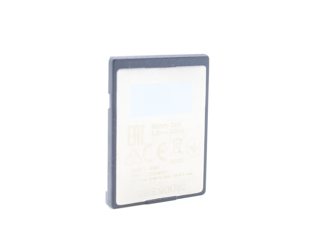 Scheda Sony XQD G da 256 GB e 400 MB/s