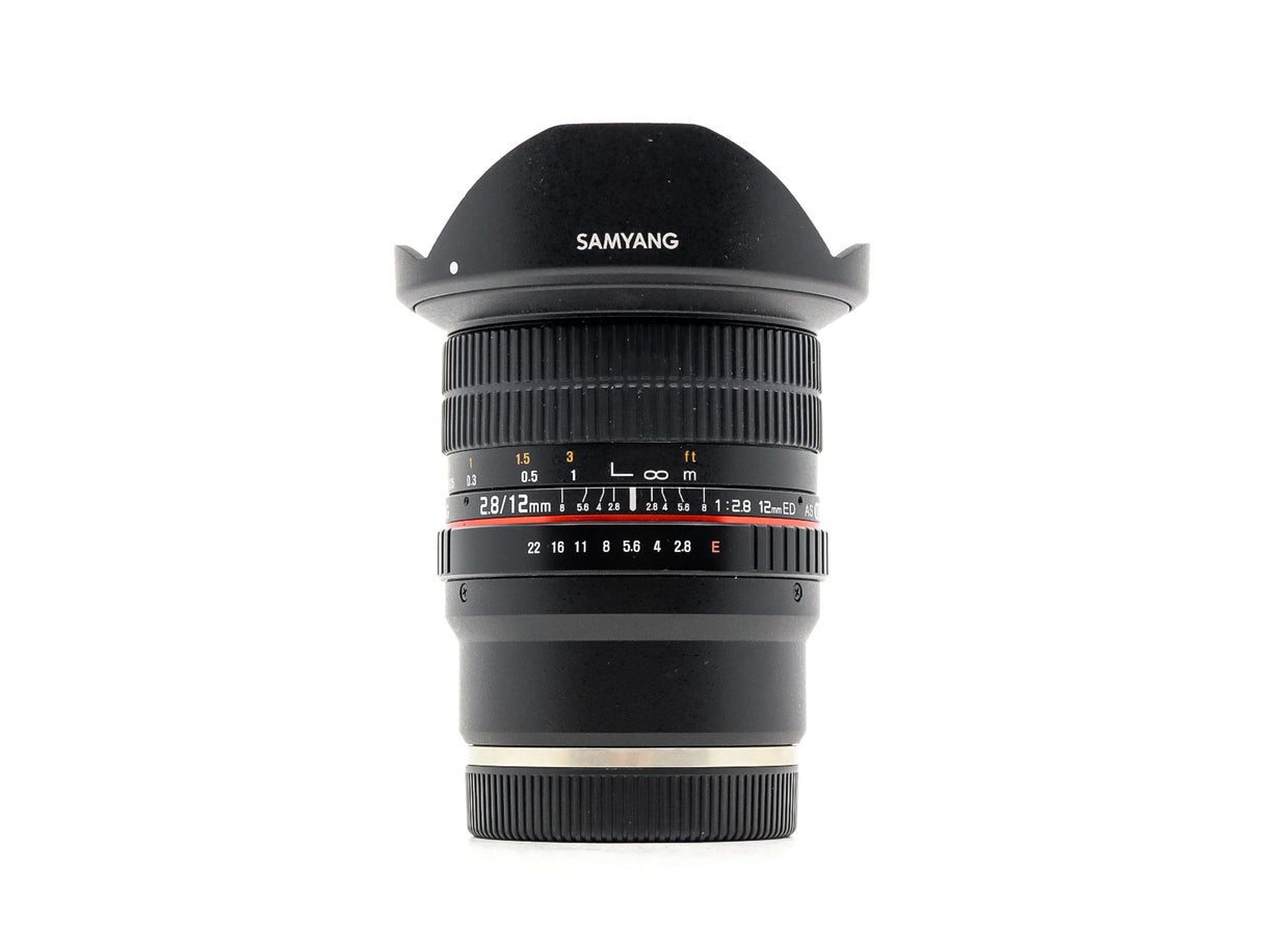 Samyang 12mm f/2.8 ED AS NCS Fisheye - Compatibile con Sony FE