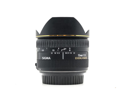 Sigma 15mm f/2.8 EX DG Olho de Peixe - Montagem Canon EF