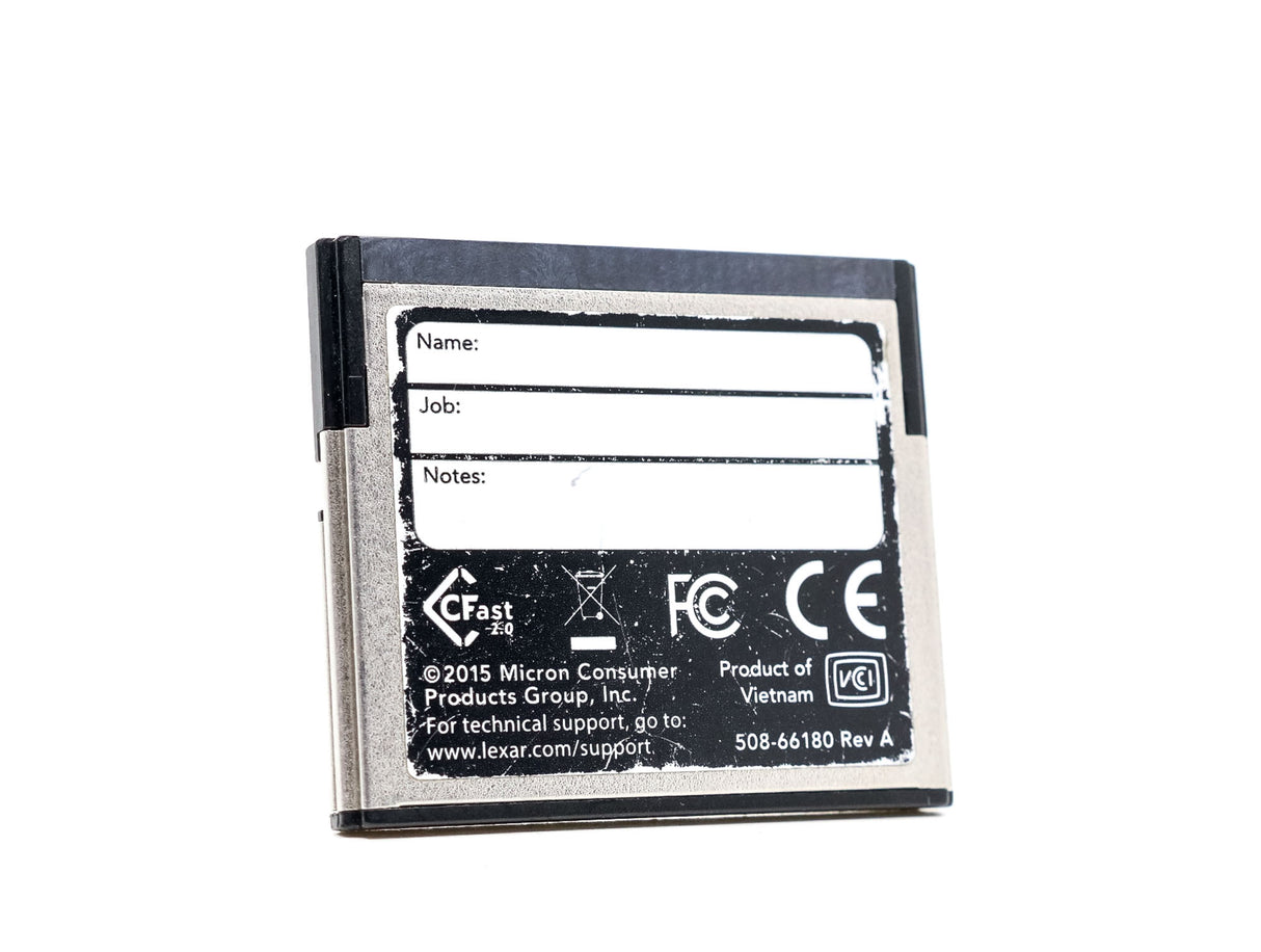 Scheda Lexar CFast 2.0 Professional 3600x da 256 GB