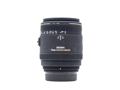 Sigma 70mm f/2.8 EX DG Macro - Montagem Nikon