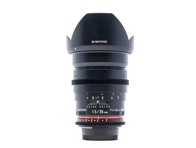 Samyang 35mm T1.5 - Montagem Nikon