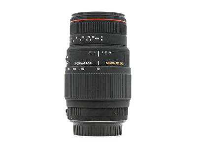 Sigma 70-300mm f/4-5.6 APO DG Macro - Montagem Canon EF