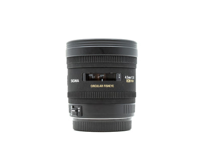Sigma 4.5mm f/2.8 EX DC HSM Olho de Peixe Circular - Montagem Canon EF-S