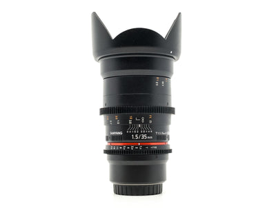 Samyang 35mm T1.5 Cine AS UMC II - Montagem Micro Four Thirds