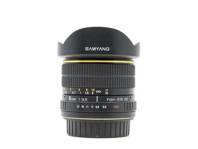 Samyang 8mm f/3.5 Olho de Peixe - Montagem Canon EF-S