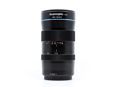 Sirui 75mm f/1.8 1.33x Anamórfica - Montagem Nikon Z
