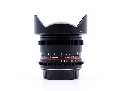 Walimex Pro 8mm T3.8 CS Fisheye II - Montagem Canon EF