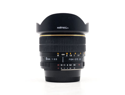 Walimex Pro 8mm f/3.5 CS Olho de Peixe - Montagem Nikon