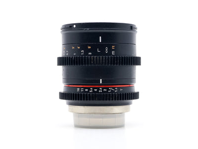 Samyang 35mm T1.3 Cine AS UMC CS - Montagem Fujifilm X