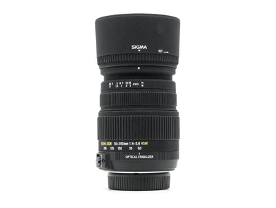 Sigma 50-200mm f/4-5.6 DC OS HSM - Montagem Nikon