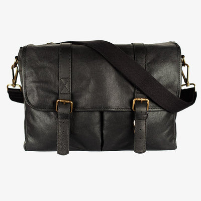 Bolsa para Câmera Roma Black Waxed Canvas