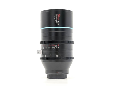 Sirui 75mm T2.9 1.6x Anamórfico - Montagem Sony FE