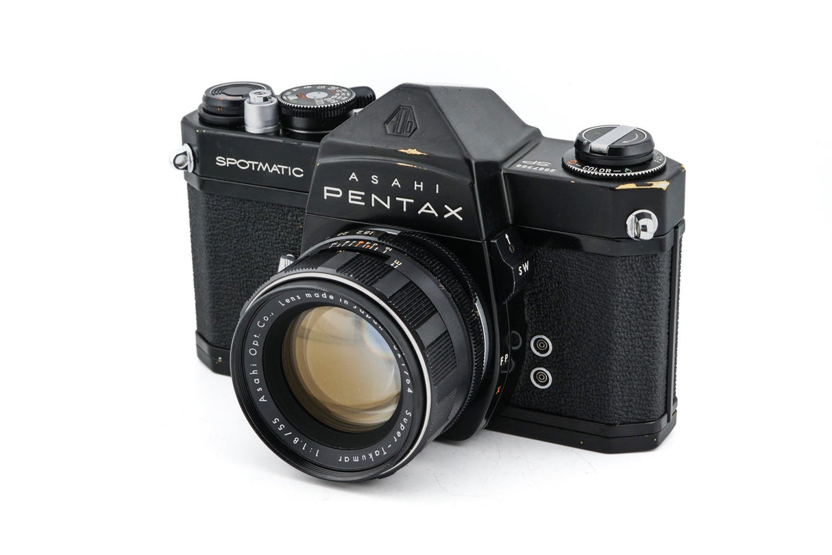 Pentax Spotmatic SP+ 55mm f1.8 Super-Takumar