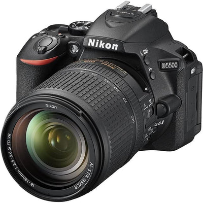 D5500 SLR - Preto + Nikkor AF-P Nikkor 18-55mm f/3.5-5.6 G DX VR f/3.5-5.6 G