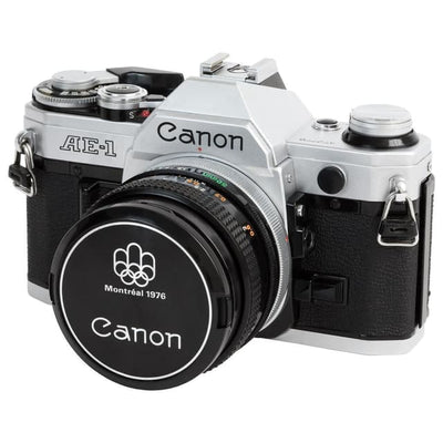 Reflex AE-1 - Preto/Cinza + Canon FD 50mm f/1.8