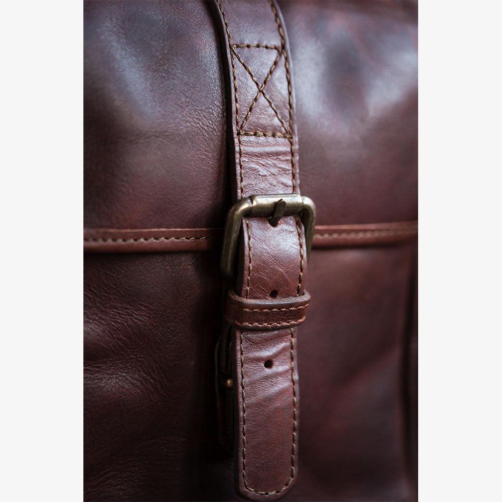 Berlin Cognac Leather Camera Bag