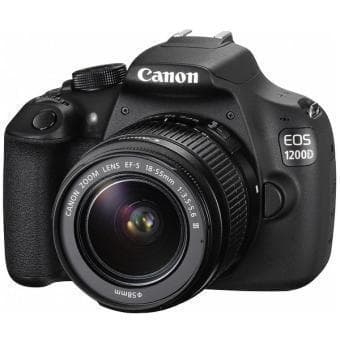 Réflex EOS 1200D - Preto + Canon Canon Zoom Lens EF-S 18-55mm f/3.5-5.6 III f/3.5-5.6