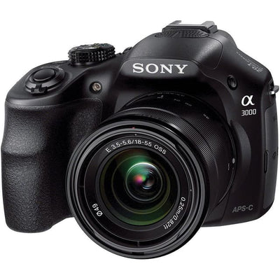 Reflex Alpha a3000 - Preto + Sony E 18-55mm f/3.5-5.6 OSS f/3.5-5.6