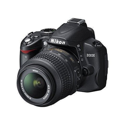 SLR D3000 - Preto + Nikon AF-S DX 18-55 mm f/3.5-5.6 G VR f/3.5-5.6 GVR