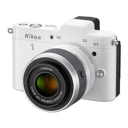 1 V1 - Bianco + Nikon Ibrido - Nikon 1 V1 Bianco + Nikkor 1 10-30mm f/3.8-5.6
