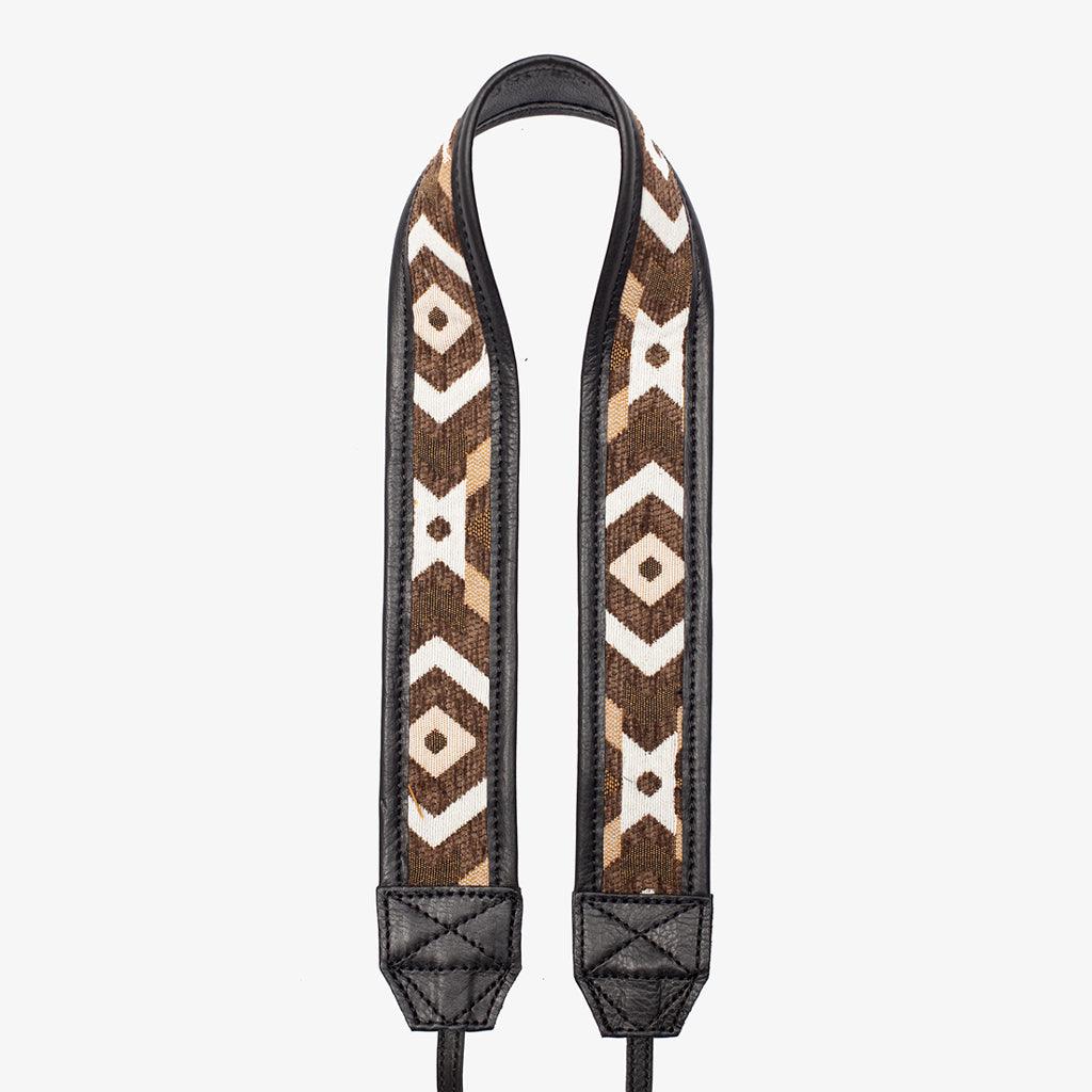 Limited Edition - Jaipur #116 - Fabric & Leather camera strap