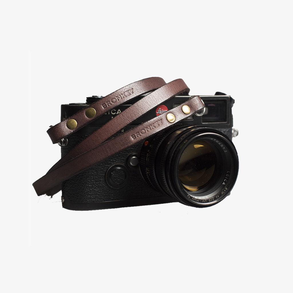 Berlin #102 - Brown Leather camera strap