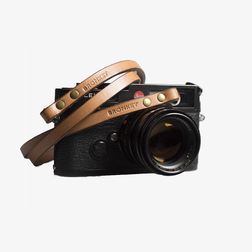 Berlin #103 - Tanned Leather camera strap