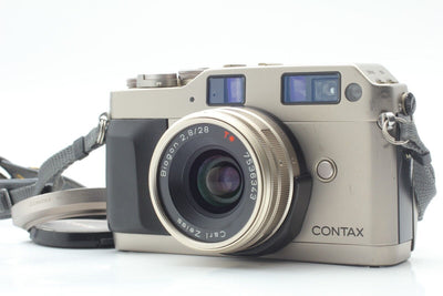 Contax G1 35mm Câmera Analógica Carl Zeiss Biogon 28mm...