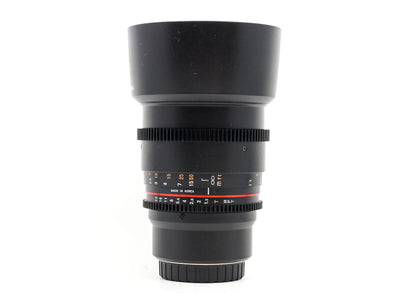 Samyang 85mm T1.5 AS UMC II Cine - Montagem Micro Quatro Terços