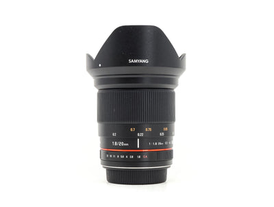 Samyang 20mm f/1.8 ED AS IF UMC - Montagem Canon EF